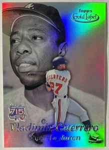 1999 Topps Gold Label Race to Aaron Expos Vladimir Guerrero SP Black Label Rare - Picture 1 of 2