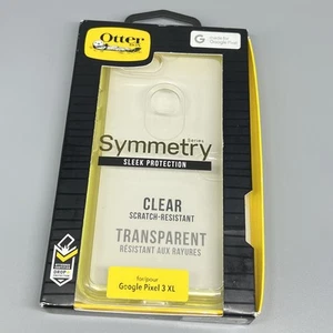 OTTERBOX Symmetry Series Case for Google Pixel 3XL - Clear/Yellow Rubber 3 XL - Photo 1 sur 9