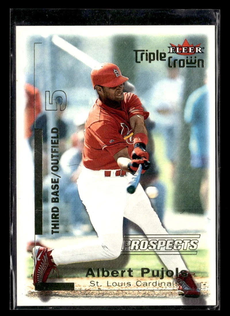 Albert Pujols Rookie Fleer Baseball Trading Cards & Accessories