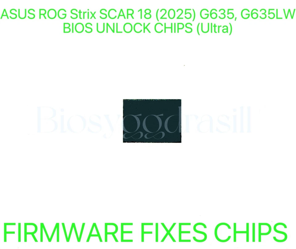 ASUS ROG Strix SCAR 18 (2025) G635, G635LW, CHIP BIOS ADMIN SIN CONTRASEÑA (Ultra) Foto 1 de 1