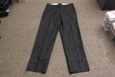 Pantalones Red Kap Para Hombres 34 Negros Ropa de Trabajo Uniforme Pierna Recta Mezcla Duradera Sin Dobladillo Foto 1 de 4