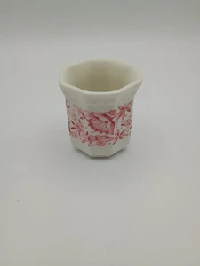 Vintage Syracuse China Roxbury Red Mustard Jar No Lid - Picture 1 of 6