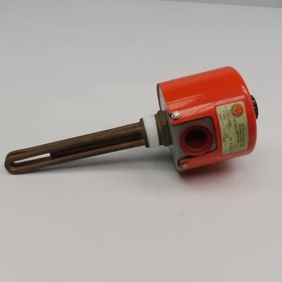 Calentador de inmersión Tempco TSP02082 120V 1500W con termostato 8" de profundidad 1-1/4" NPT Foto 1 de 4