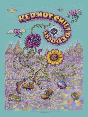 Red Hot Chili Peppers May 17th,2023 San Antonio Ltd. Ed. 165/890 - Image 1 of 3