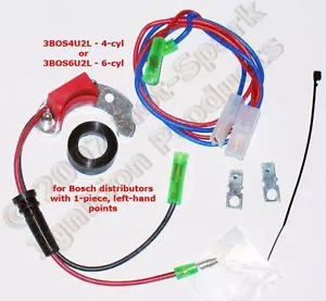 Encendido electrónico para 1 pieza, puntos de pivote izquierdo en BMW 2002 3BOS4U2L de 4 cilindros - Imagen 1 de 3