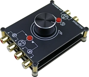 2 way RCA Stereo Audio Switch Selector Source Input Signal Switcher Box Mini - Picture 1 of 7
