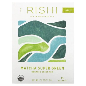 Organic Green Tea, Matcha Super Green, 15 Sachets, 1.21 oz (34.5 g) - Picture 1 of 3