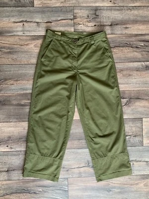 Dreis Van Noten女式直筒橄榄裤 — 第 1/4 张图片