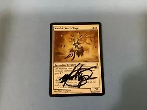 MTG Magic Kataki, War’s Wage Signed Sketched Proof x1 Kamigawa SOK Matt Thompson - Picture 1 of 2