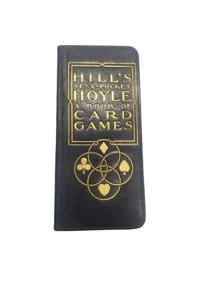 Hill's Vest-pocket Hoyle A Book Of Card Games/ Rules And Methods 1900, Miniature Foto 1 de 4