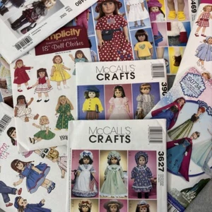 Patrones de costura de ropa para muñecas *ELECCIÓN DEL COMPRADOR* corte/sin cortar - envío gratuito - Imagen 1 de 21