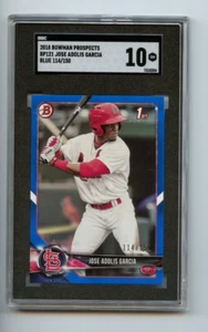 2018 Bowman Prospects Adolis Garcia Cardinals #BP121 🚀😳💥SGC Graded 10 /150 - Bild 1 von 2