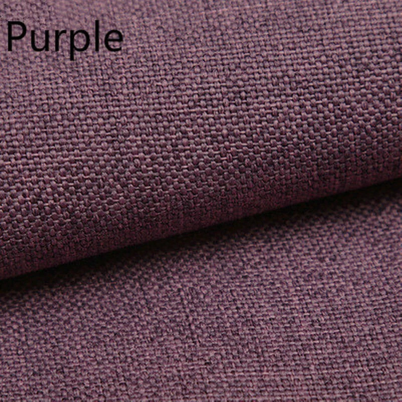 Cotton Linen Fabric Plain Cloth for Cushions Cover Sofa Pillow Solid Crafts Cosy - Image 1 of 4