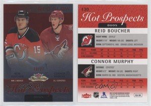2013-14 Fleer Showcase Red Glow /27 Reid Boucher Connor Murphy #130 Rookie RC