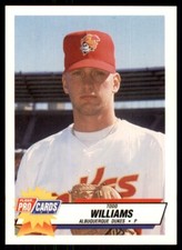 1993 Fleer ProCards Triple A Todd Williams Albuquerque Dukes #AAA-16