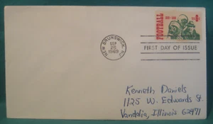 First Day of Issue-6c College Football-Scott #1382-Addressed-No Cachet - Picture 1 of 2