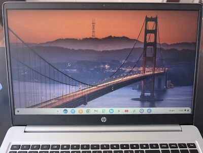 PC Notebook HP 15,6" Chromebook 15a-na0001sl 8GB RAM 128GB HD Google IPS Intel  - Imagen 1 de 4