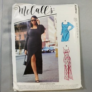 McCalls Pattern R10914 Misses Knit Dress Bodycon 3 Styles Lengths 8 - 16 UNCUT - Picture 1 of 8