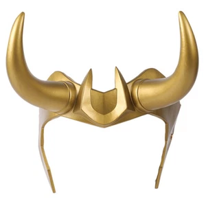 Loki Cosplay PVC Headwear Headband Helmet Masquerade Props Halloween Costume - Picture 1 of 4