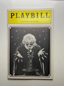 JERRY GARCIA ON BROADWAY PLAYBILL OCTOBER 1987 LUNT-FONTANNE THEATRE NY City - Picture 1 of 2