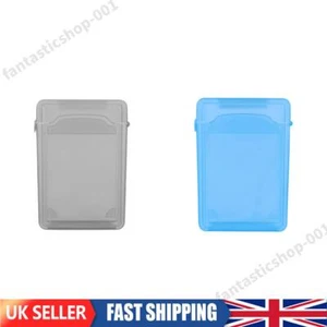 3.5 Inch IDE SATA HDD Hard Drive Disk Storage Box Plastic HDD Caddy Case(Grey) - Afbeelding 1 van 12