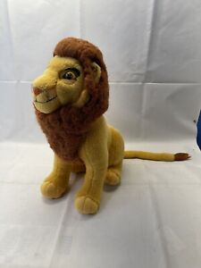 16 pouces grande peluche adulte Simba roi lion Disney applaudissements animal en peluche vintage