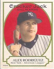 2005 (YANKEES) Topps Cracker Jack Mini Red #3A Alex Rodriguez Portrait