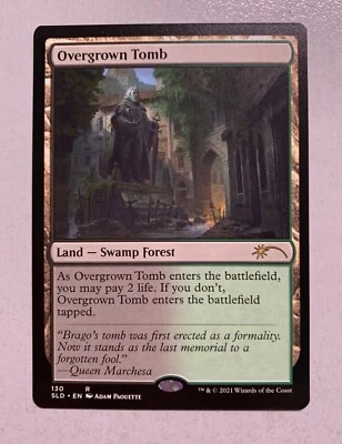 Overgrown Tomb Shockland - Secret Lair - Near Mint EN - SLD-130 - MTG Magic - Bild 1 von 2