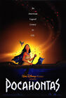 Pocahontas (1995) Movie Poster, Original, SS, Unused, NM, Rolled