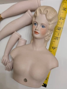 SELTEN RARITÄT VINTAGE MAGGE HEAD KANE PORZELLANPUPPE Stella of Dallas Zum Selbermachen Puppe Kit 1972 - Bild 1 von 21