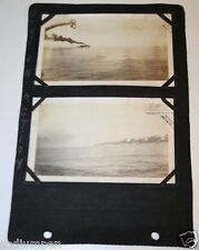 2 Rare Original 1930`s 40`s WWII Navy Ships 3" x 4.5"  Black & White Photographs