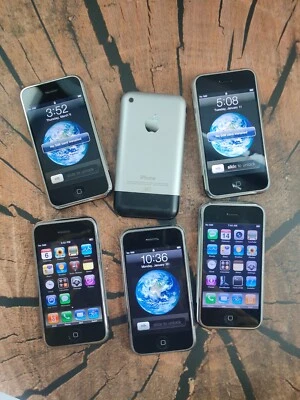 GOOD Apple iPhone 2G 1st Generation 4/8/16GB -iOS 1.0 Black (Unlocked) (GSM) lot - Image 1 of 4