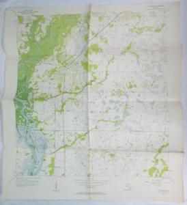 FT. OGDEN FLORIDA QUADRANGLE 7.5 MINUTE SERIES MAP TOPOGRAPHICAL 1956 US DIGS - Picture 1 of 6