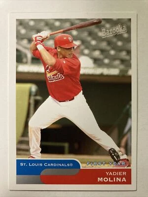 Yadier Molina 2004 Bazooka BATTING Version Rookie Card #275 (3586)  - Image 1 of 2