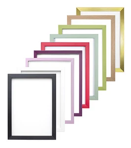 Rainbow Colour Range Picture Frame Photo Frame Poster Frame Decor Red Blue Pink - Picture 1 of 18