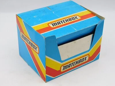 Matchbox Superfast FIRST BLUE BOX 24 piece solo scatola vuota empty display box - Immagine 1 di 4