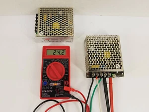 (2) Fuente de alimentación conmutada Mean Well HSM-35-24 24 VDC @ salida de 35 W (230 VAC pulgadas) - Imagen 1 de 9