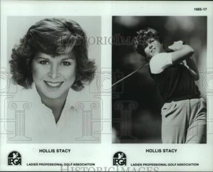 1985 Pressefoto Damen Profi Golf Association Golfer, Hollis Stacy. - Bild 1 von 2