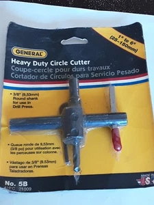General heavy duty Circle Cutter No 5B 1"-6" - Picture 1 of 6