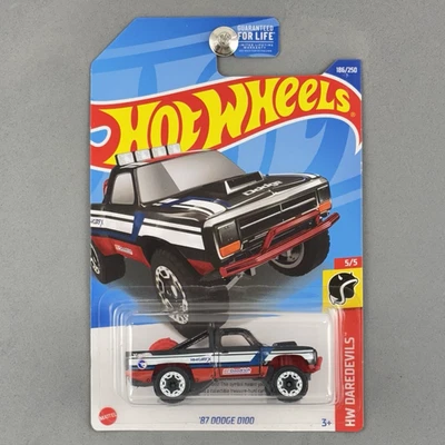 Dodge D100 Treasure Hunt HW Daredevils 5/5 Hot Wheels '87 Foto 1 de 4