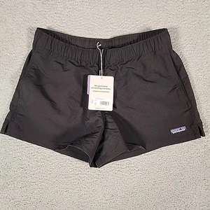 Nuevo con etiquetas Pantalones Cortos Patagonia Para Mujer S Negros Apenas Bolsos Pantalones Cortos 2 1/2" Senderismo Entrenamiento - Imagen 1 de 11