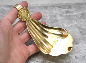 Baptismal Shell, All Brass, Polished & Lacquered, 6 3/8" long (CU676) chalice co - Picture 1 of 12