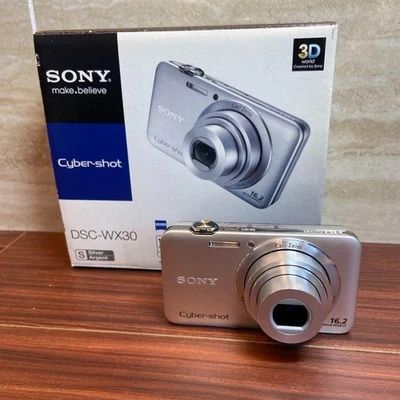 SONY Cyber-shot DSC-WX30 Silver Digital Camera 3795 From Japan - Image 1 of 4