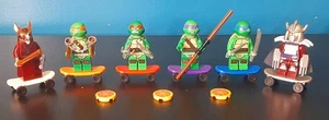 LEGO TMNT Teenage Mutant Ninja Turtles Minifiguren Menge 6 Komplett Custom Set - Bild 1 von 2