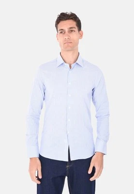 Camicia Uomo Elegante Slim Righe Camicie Manica Lunga Cotone Fantasia Millerighe - Immagine 1 di 4