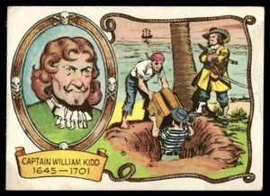 1961 Fleer Pirates Bold (R730-4) #23 Captain William Kidd EX+ - Picture 1 of 2