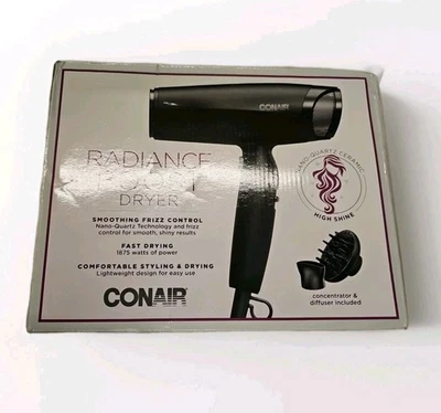 Secador de pelo Conair Radiance Boost 3 ajustes de calor y 2 velocidades 1875 W caja dañada Foto 1 de 3