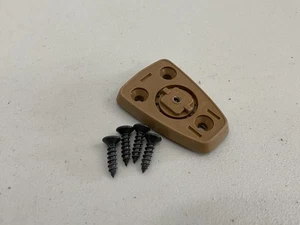 1983-1986 Nissan Datsun 720 Truck OEM Tan Rear View Mirror Mount Hardware - Picture 1 of 2