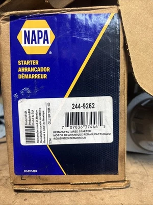 Napa Remanufactured Starter 244-9262￼ - Image 1 of 4