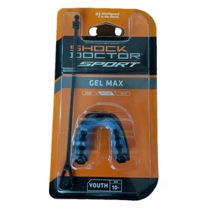 Shock Doctor Gel Max Youth Mouth Guard (Blue/Black) 10- - Picture 1 of 3